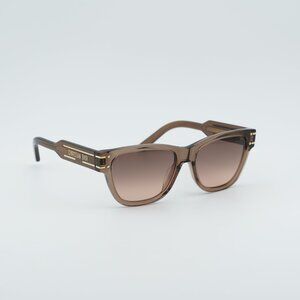Dior DIORSIGNATURE S6U 64F1 Sunglasses Brown Square Frame, Brown Lenses